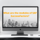 What are the modules of SAP SuccessFactors
