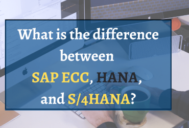 difference between SAP ECC, HANA, and S4HANA