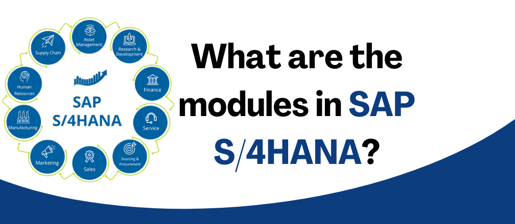 What are the modules in SAP S/4HANA?