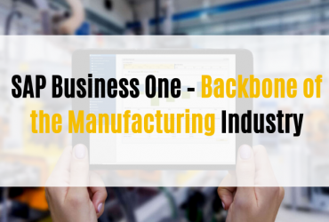 SAP Business One Backbone of the Manufacturing Industry