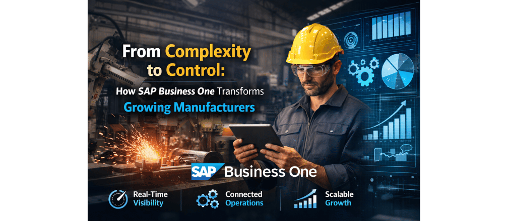 From Complexity to Control How SAP Business One Transforms Growing Manufacturers