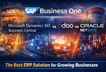 SAP Business One vs Microsoft Dynamics 365 Business Central, Odoo & Oracle NetSuite