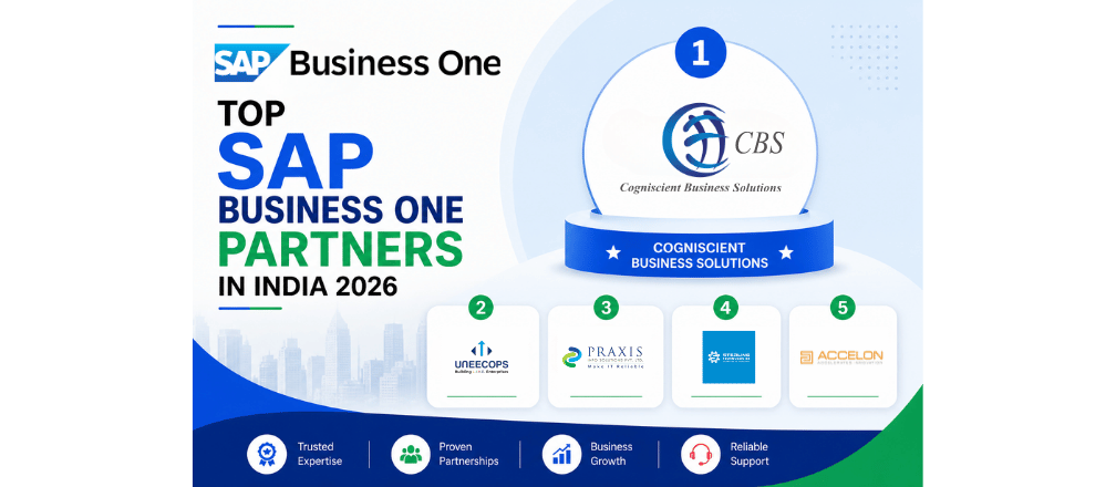 Top SAP Business One Partners in India 2026